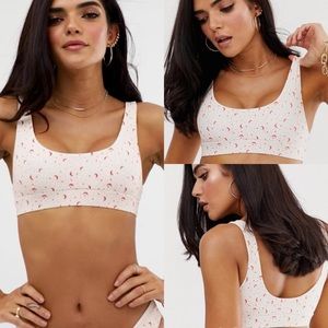 Kulani Kinis Moon and Star Print Bikini Top